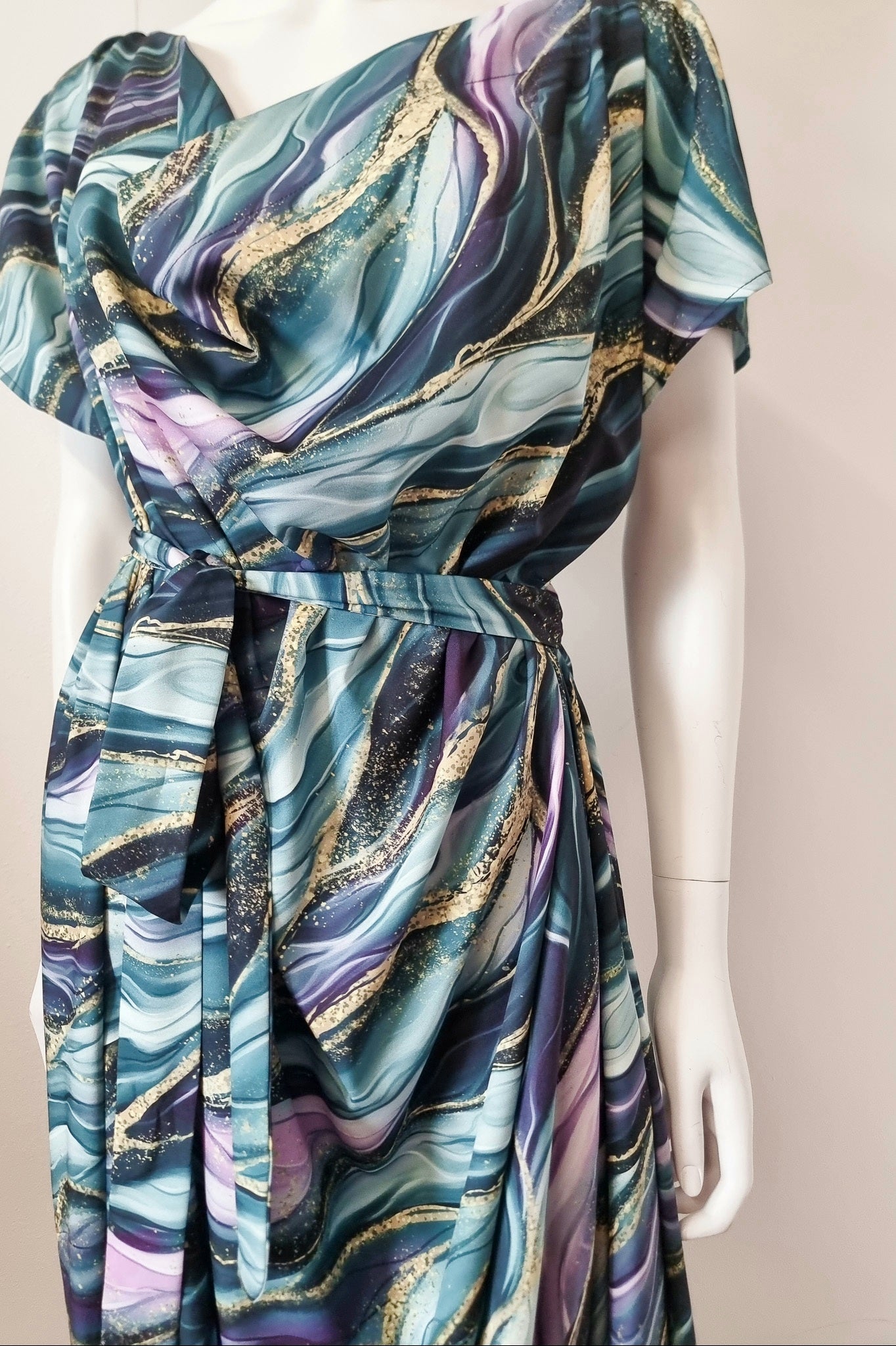 Zuzu dress - Marine Marble