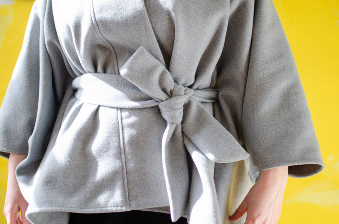 Coats with no wool content at Violet Flamingo