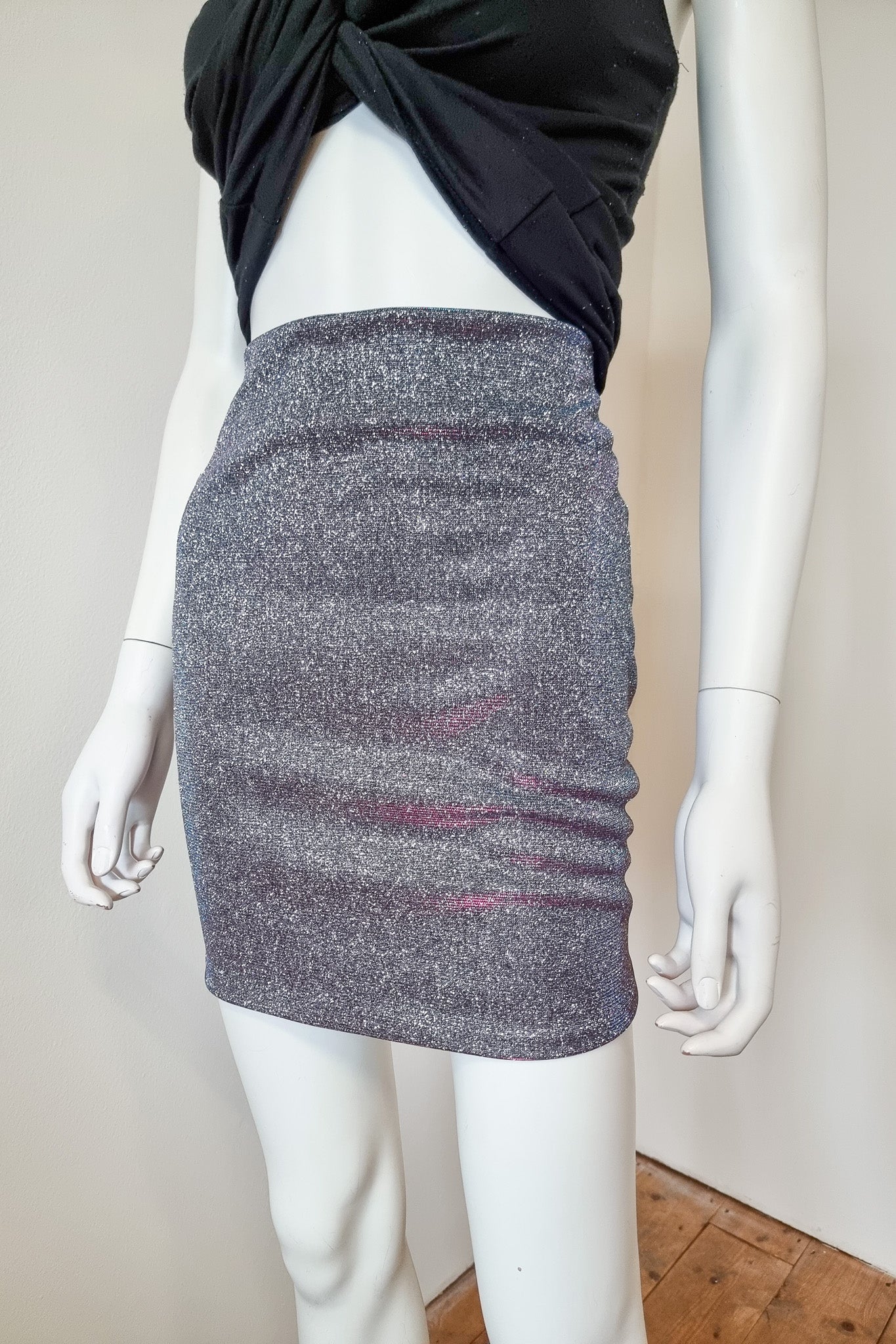 Clara Mini Skirt - Moonlight Glitter