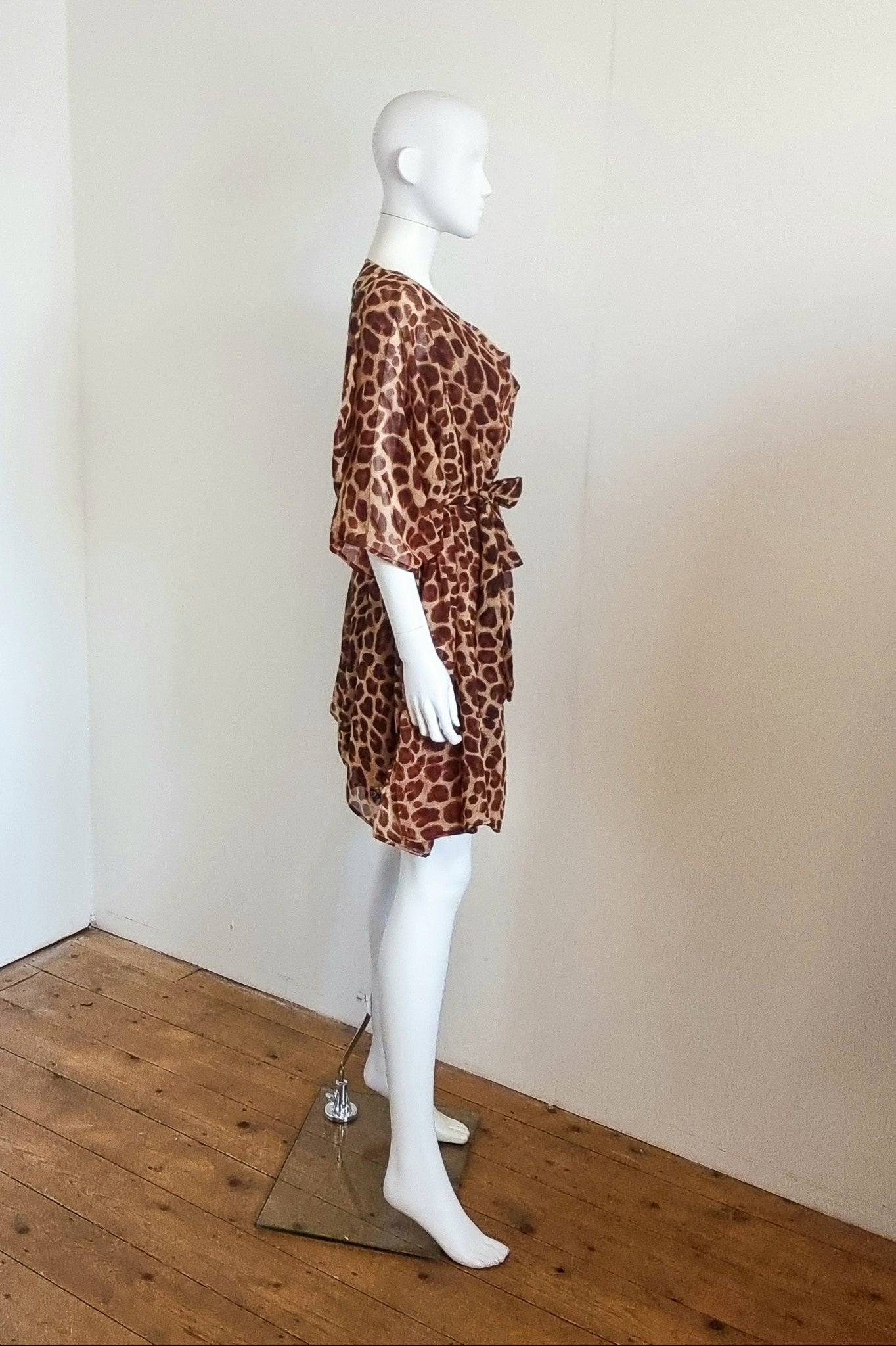 Multiway Mini Bea dress - Choc Leopard Print
