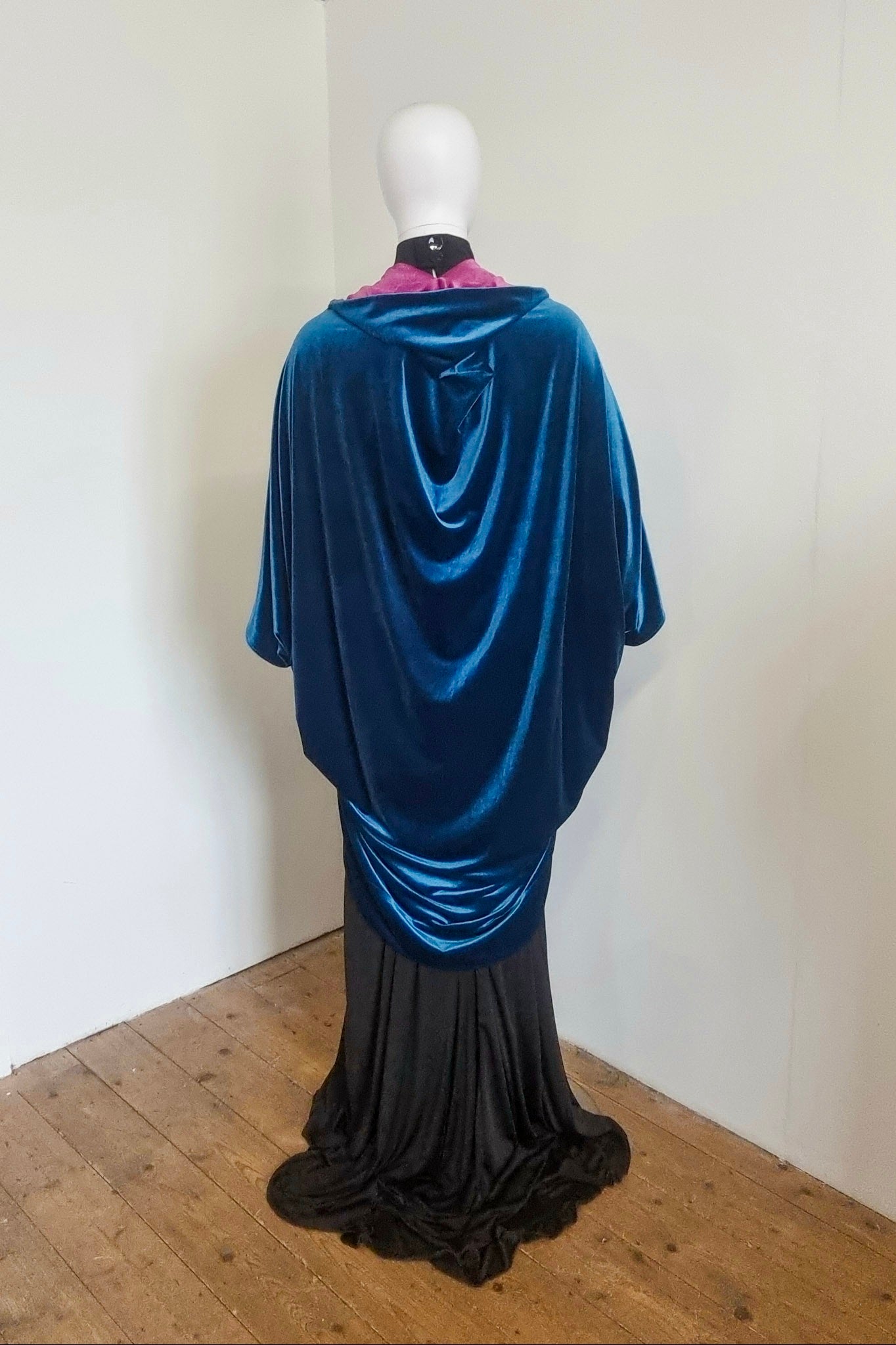 Ophelia Contrast Midi - Rust & Gold Velvet