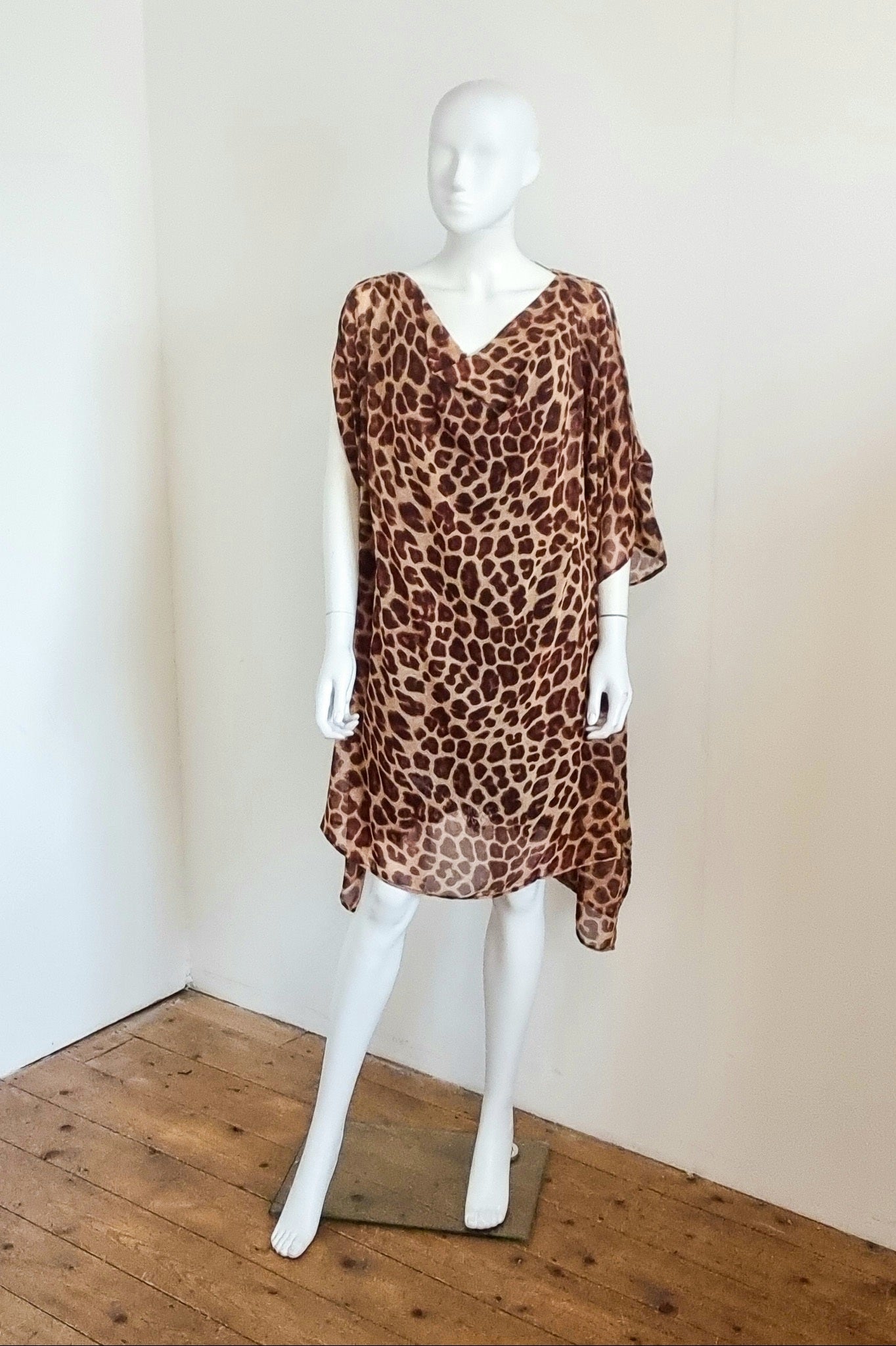 Multiway Mini Bea dress - Choc Leopard Print