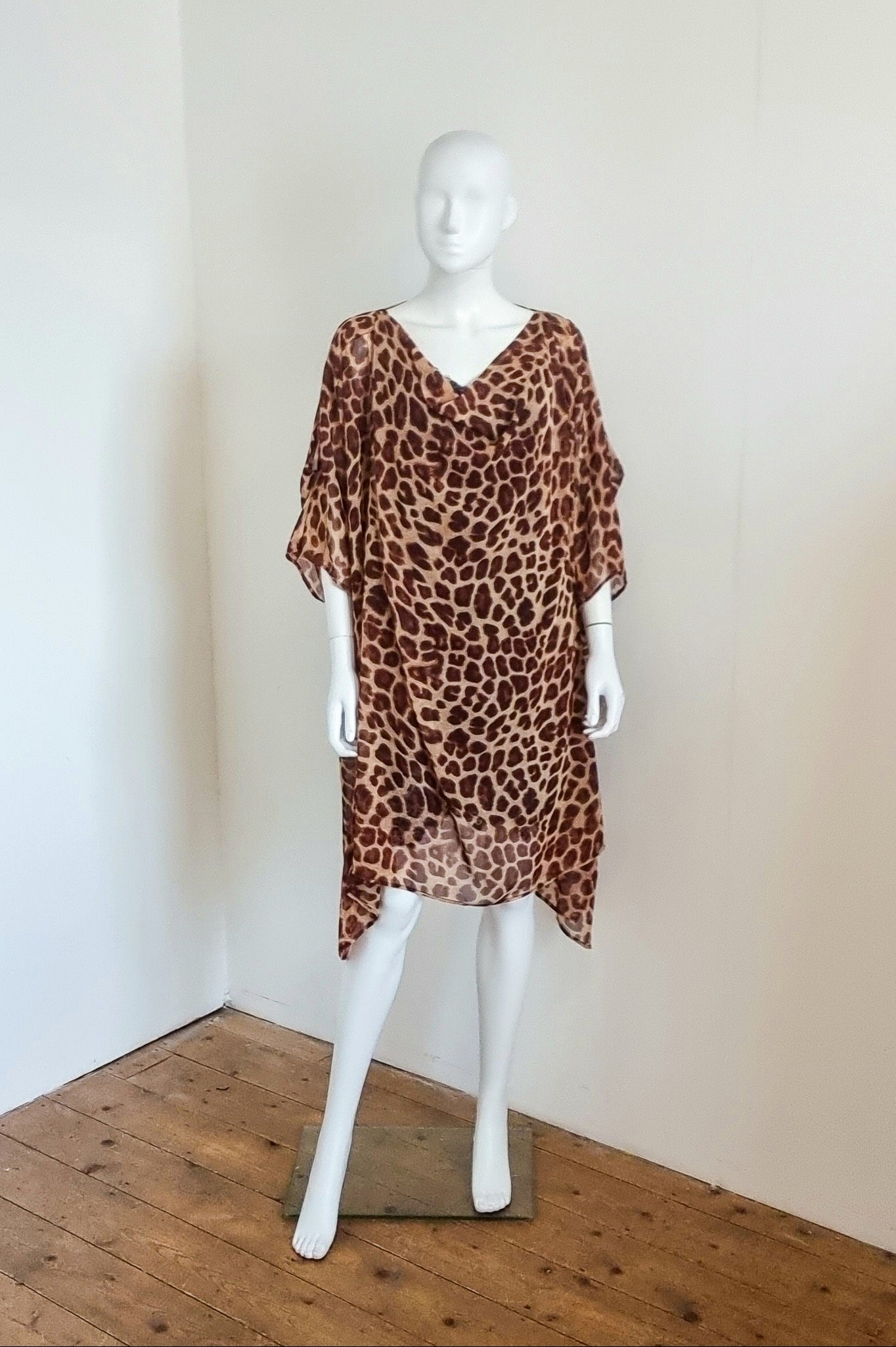 Multiway Mini Bea dress - Choc Leopard Print