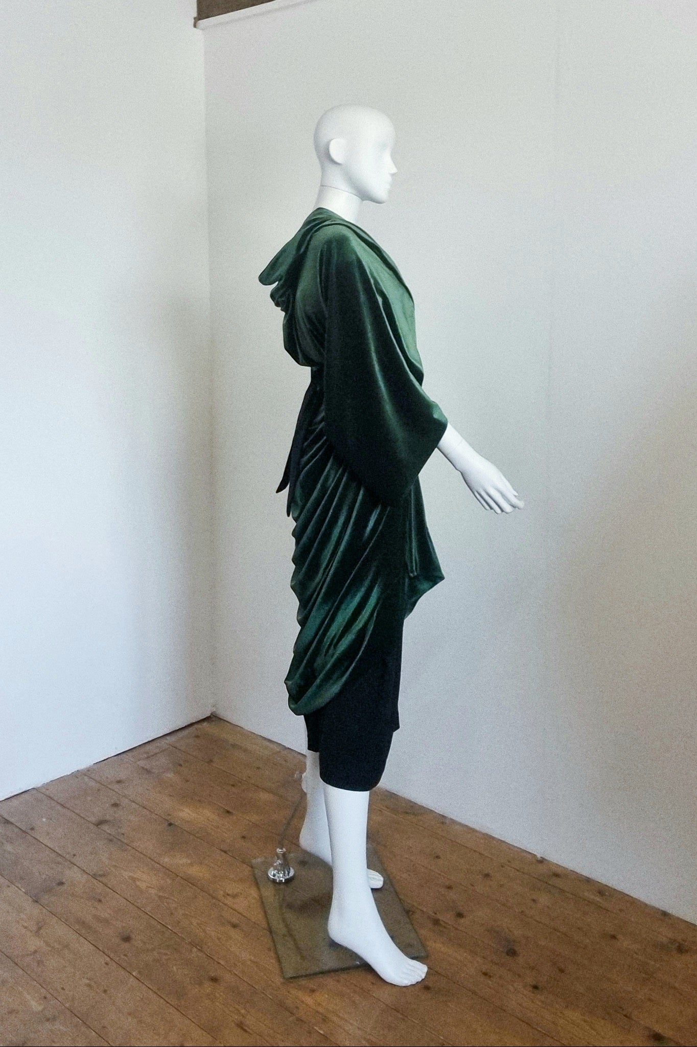 Ophelia Midi - Forest Green Velvet