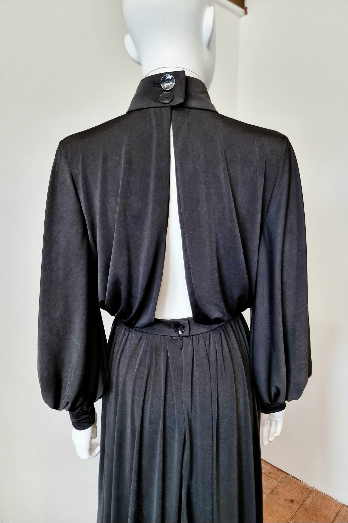 Margaux Gown - Black Low Sheen Jersey