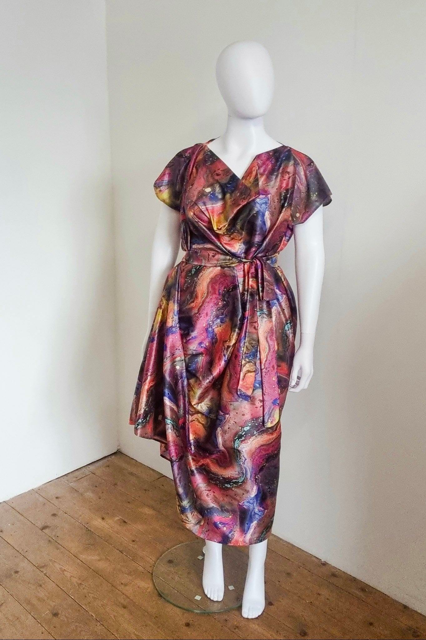 Zuzu Dress - Jewel Oil Slick
