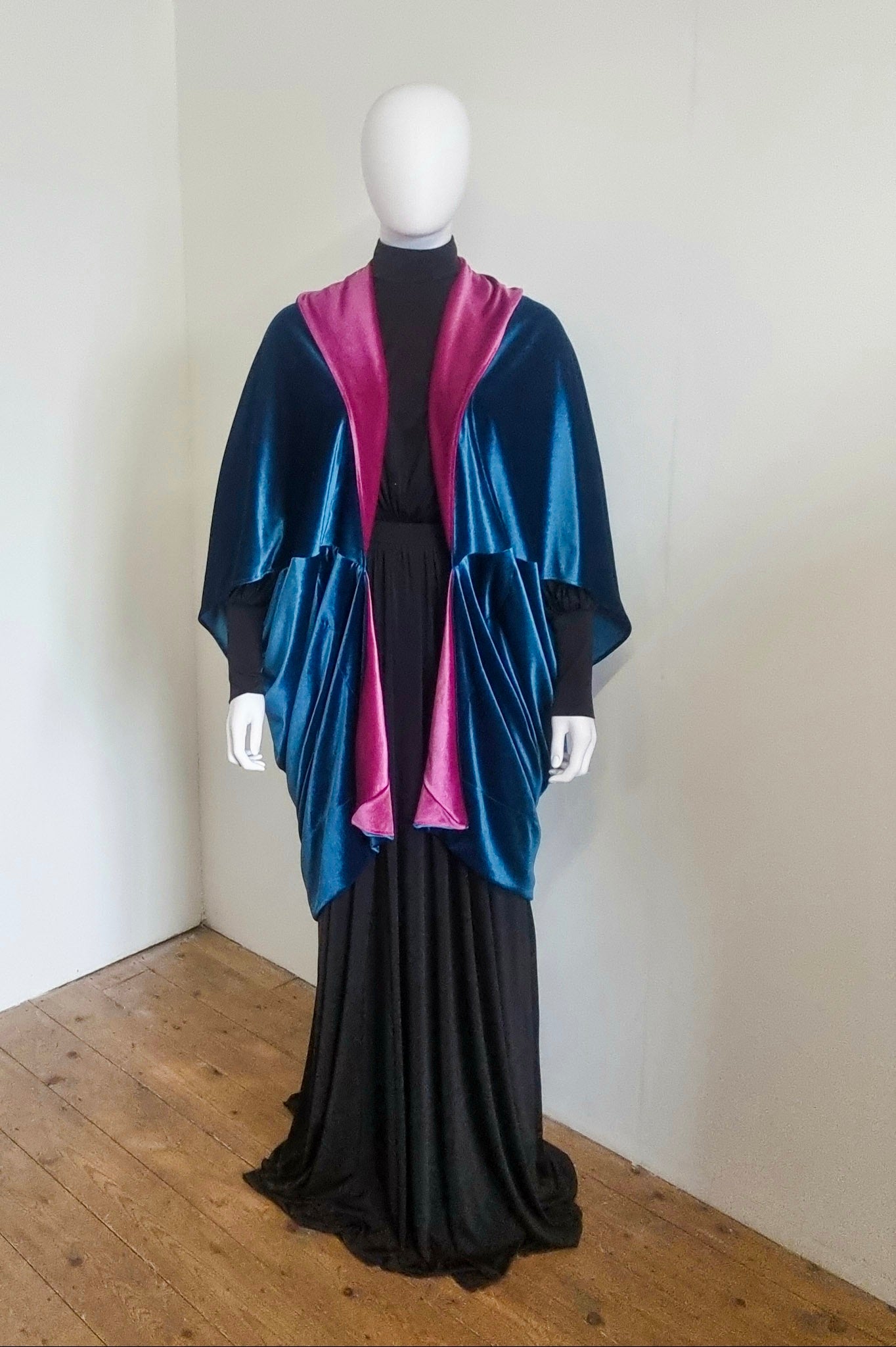 Ophelia Contrast Midi - Rust & Gold Velvet