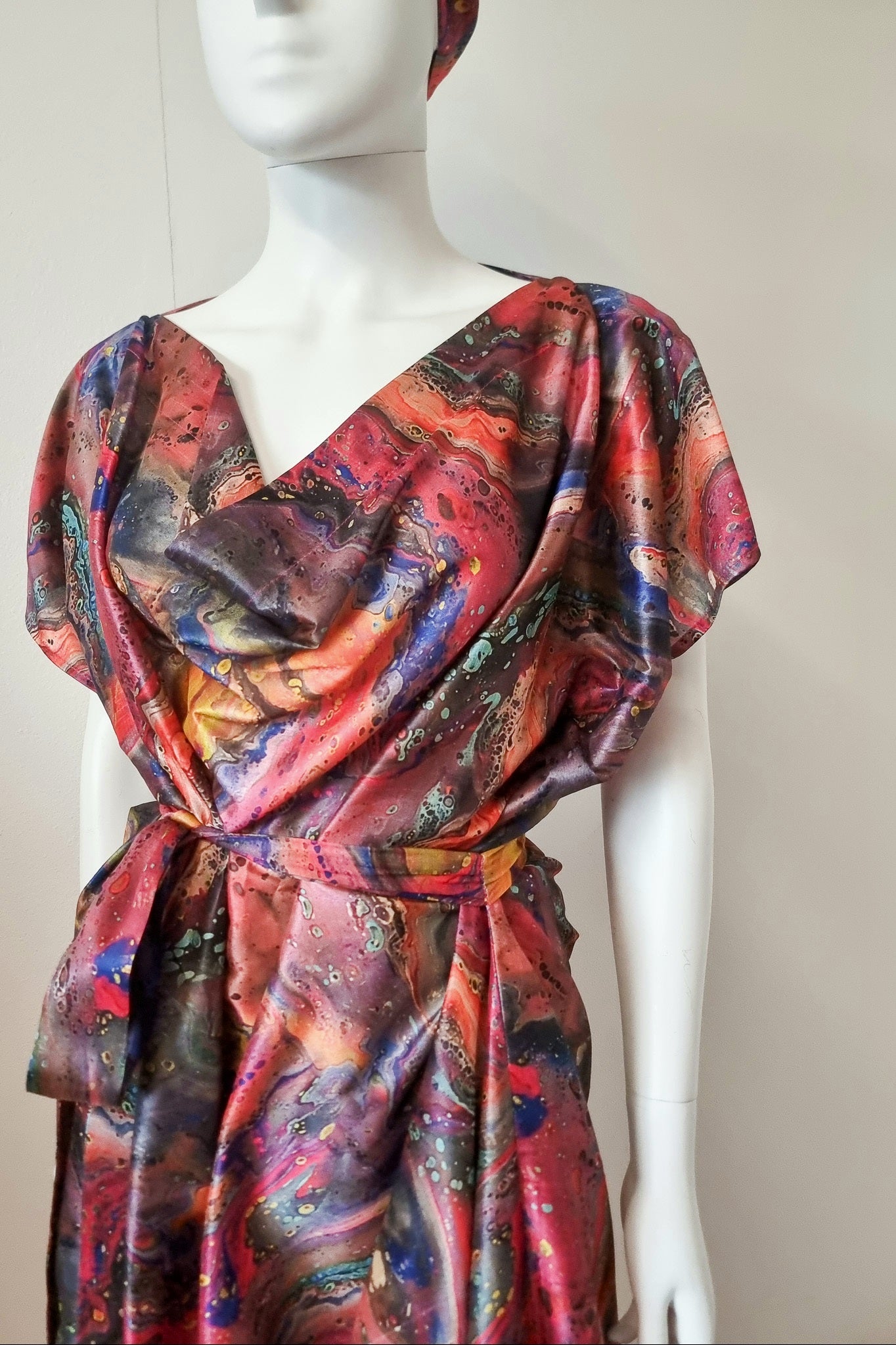 Zuzu Dress - Jewel Oil Slick