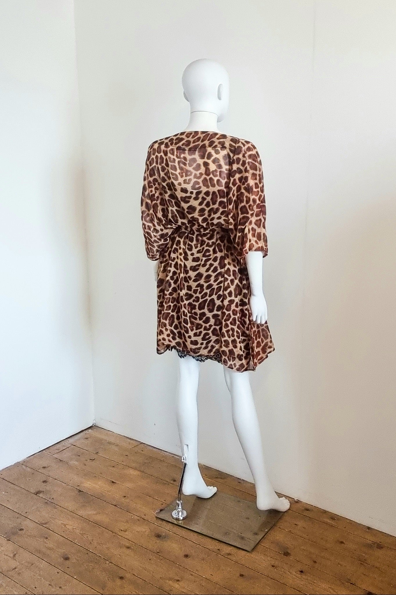 Multiway Mini Bea dress - Choc Leopard Print