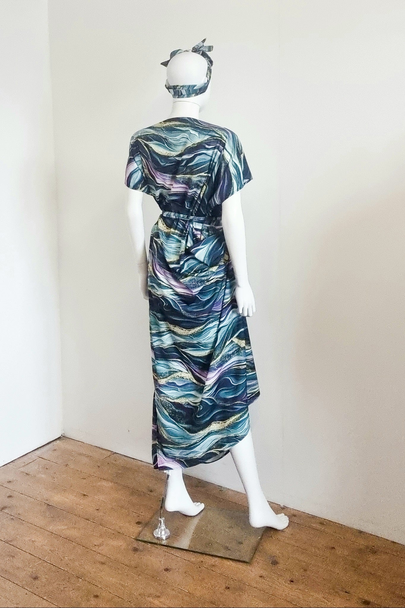 Zuzu dress - Marine Marble