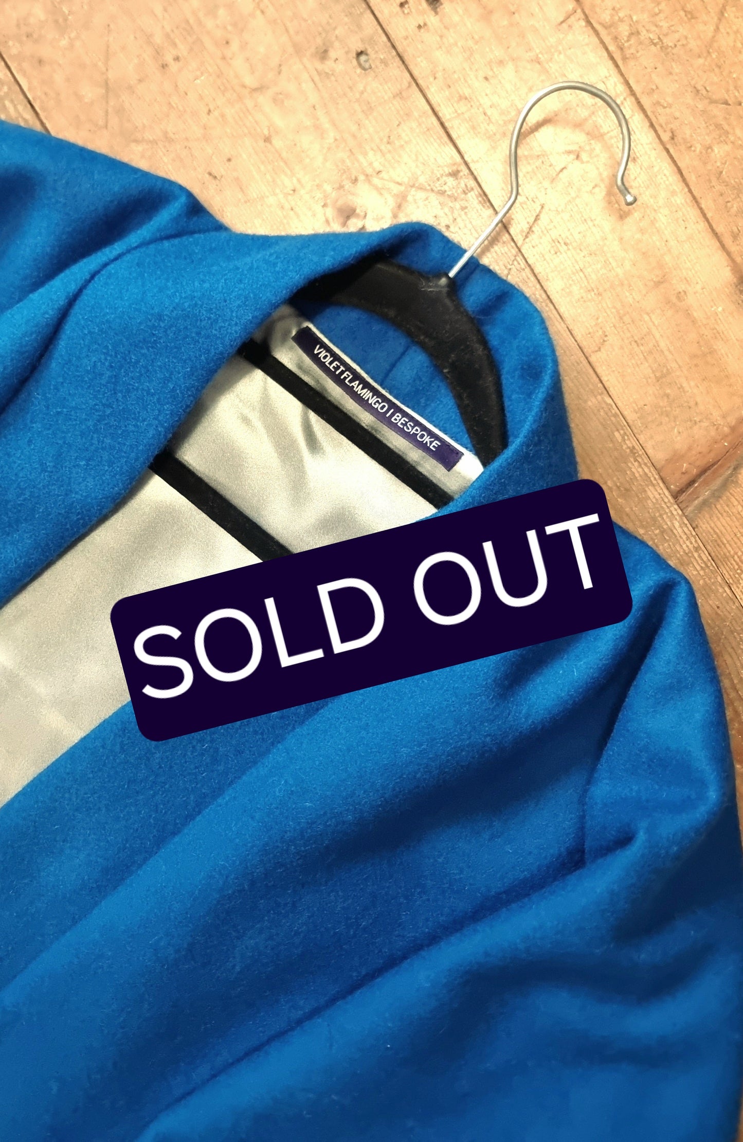 Tippi - Teal/Blue Lined in Silver