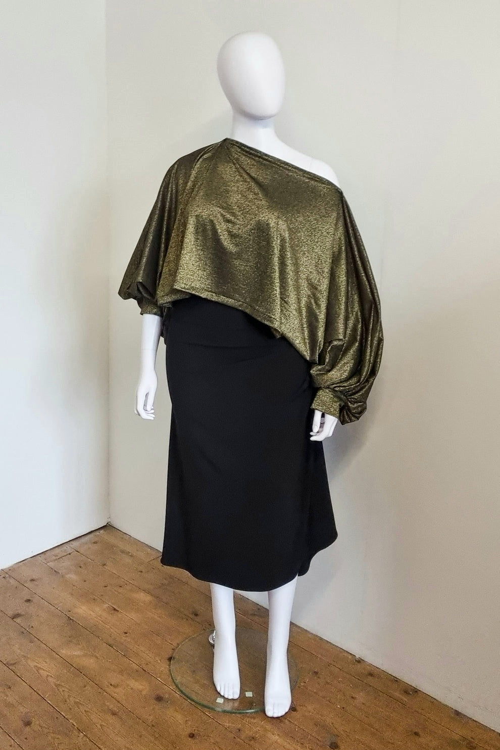 Imogen Drape Crop - Bronze/Gold