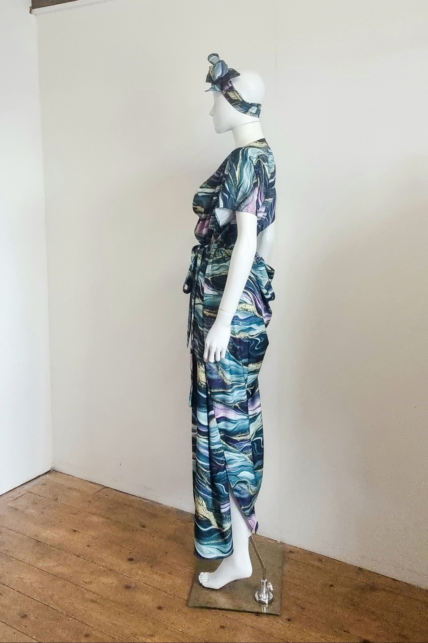 Zuzu dress - Marine Marble