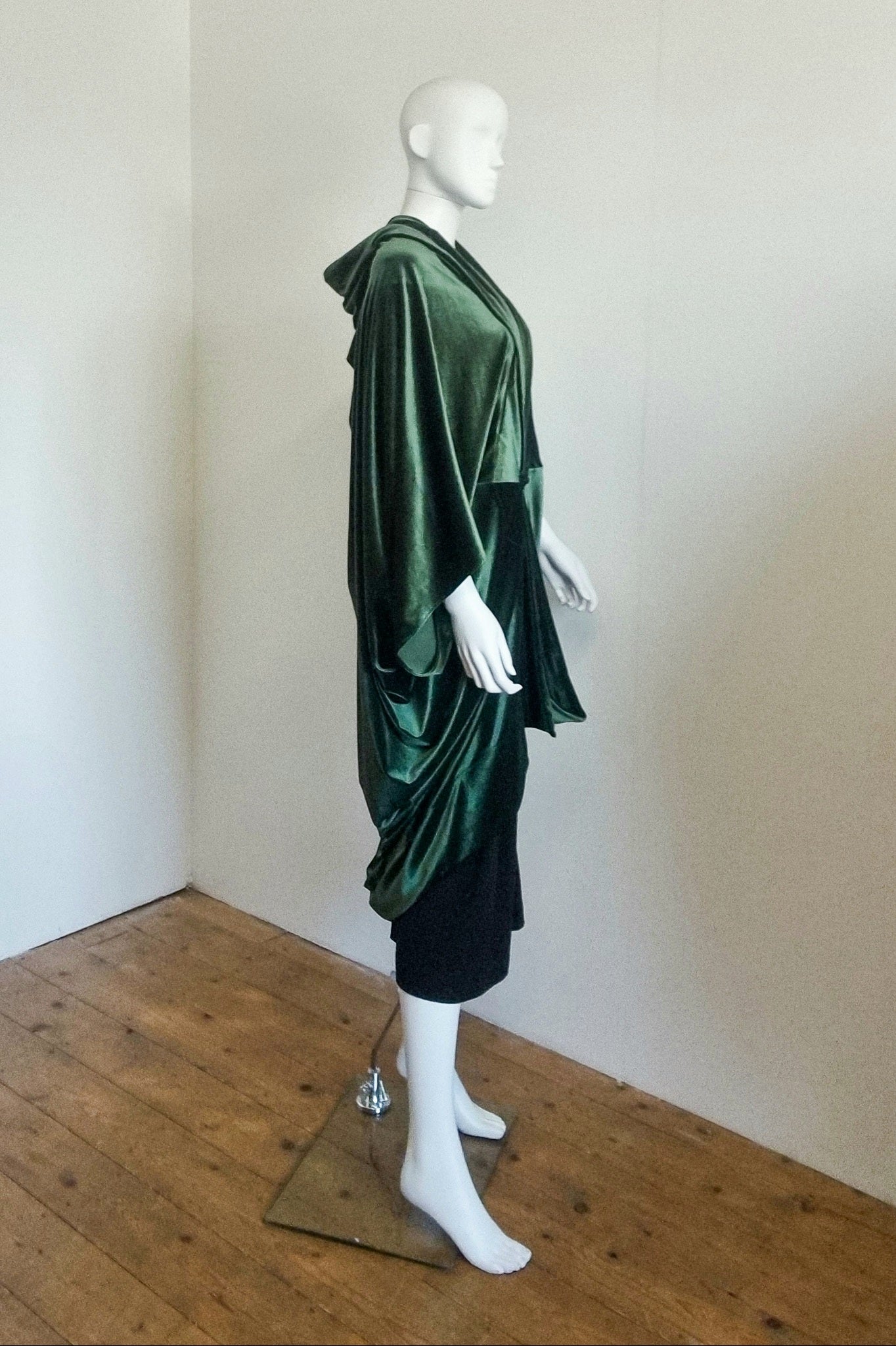 Ophelia Midi - Forest Green Velvet