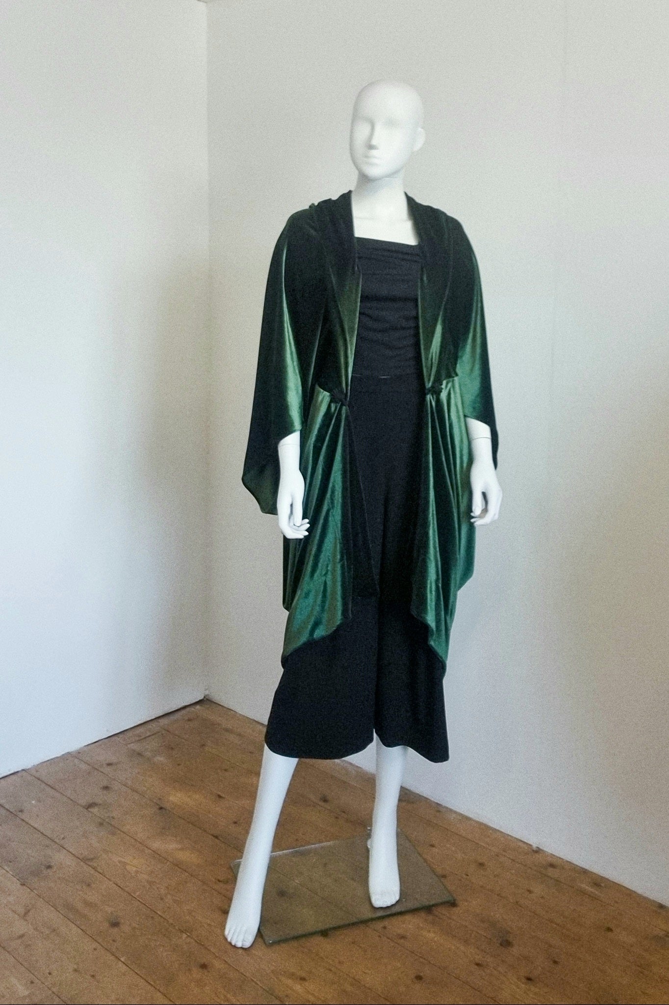 Ophelia Midi - Forest Green Velvet