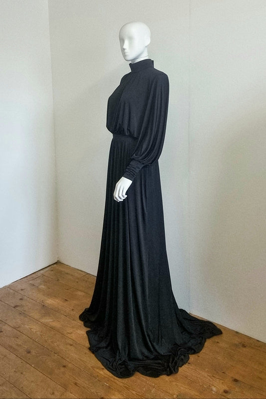 Margaux Gown - Black Low Sheen Jersey