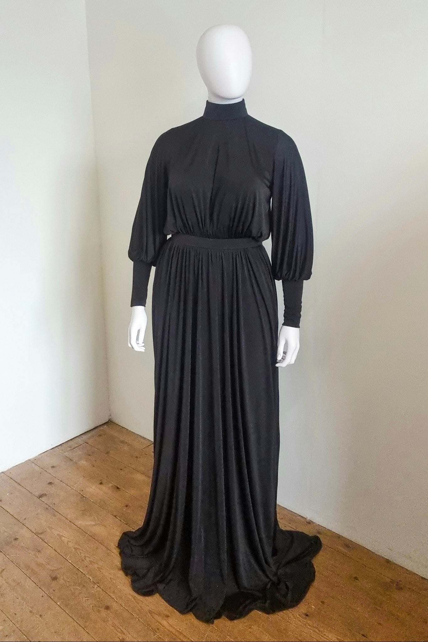Margaux Gown - Black Low Sheen Jersey
