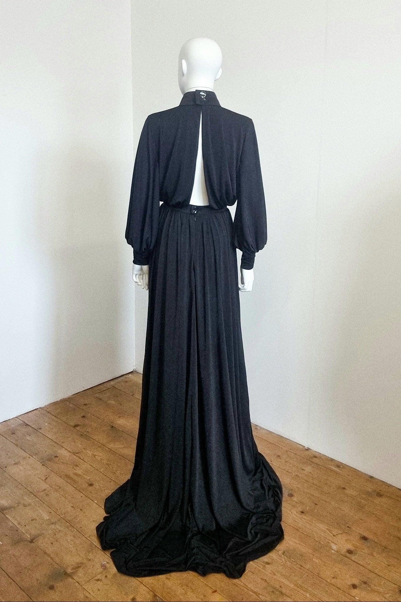 Margaux Gown - Black Low Sheen Jersey