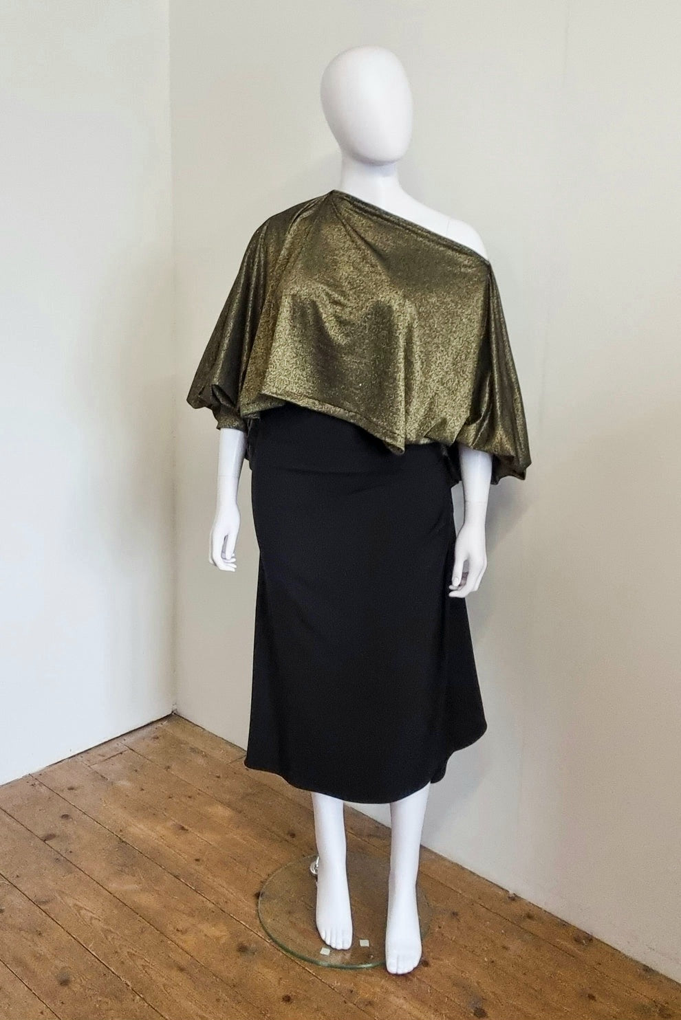 Imogen Drape Crop - Bronze/Gold