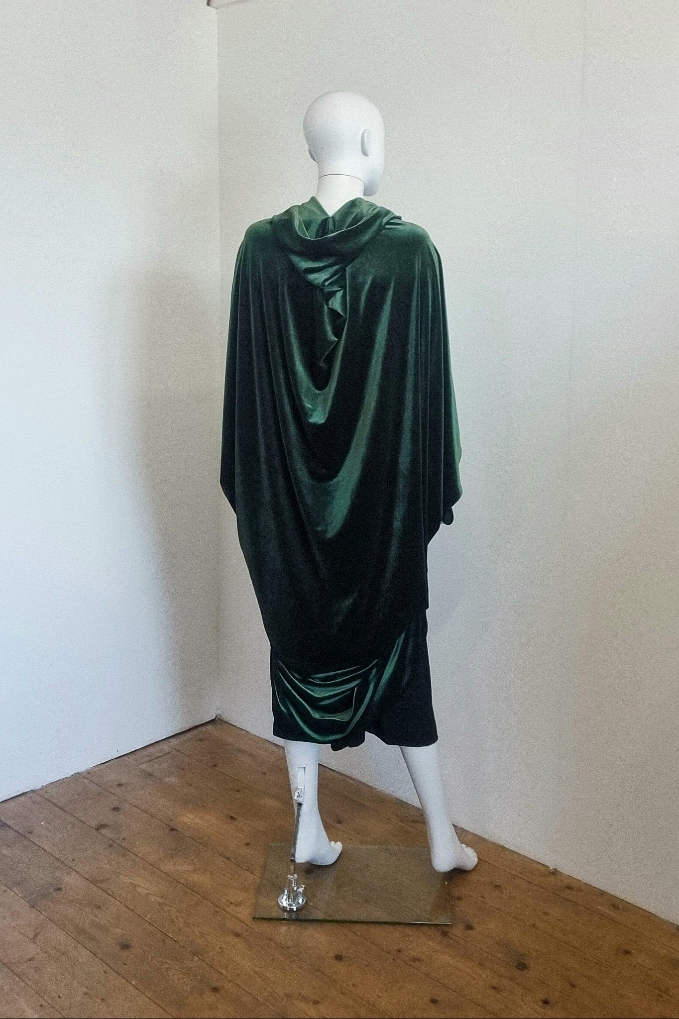 Ophelia Midi - Forest Green Velvet