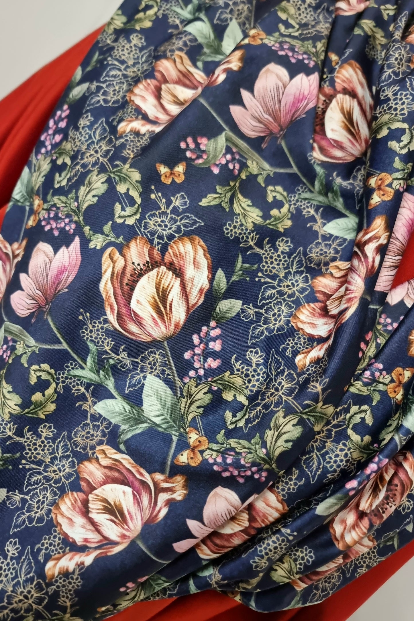 Luxury Snood - Midnight Floral