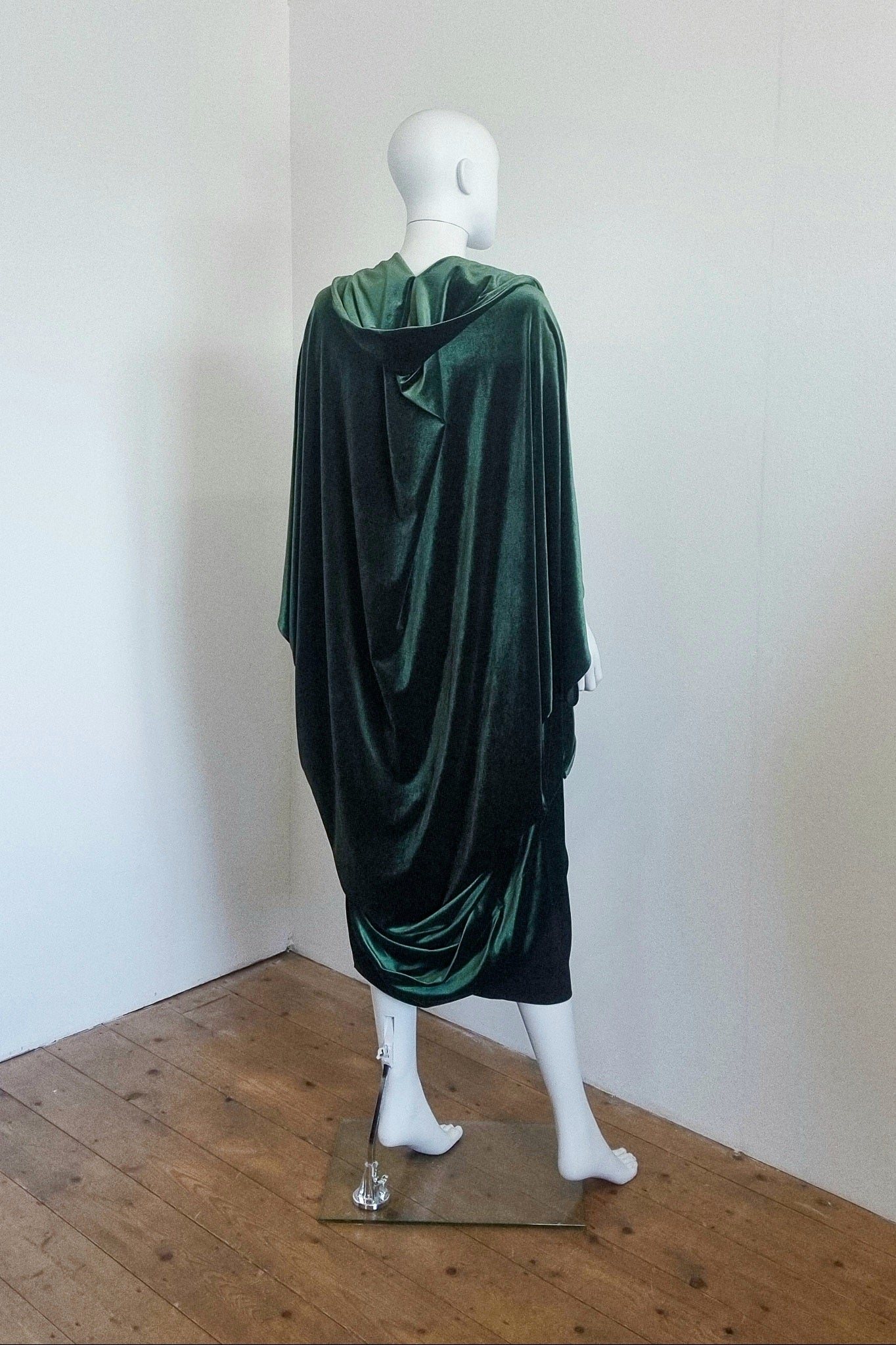 Ophelia Midi - Forest Green Velvet