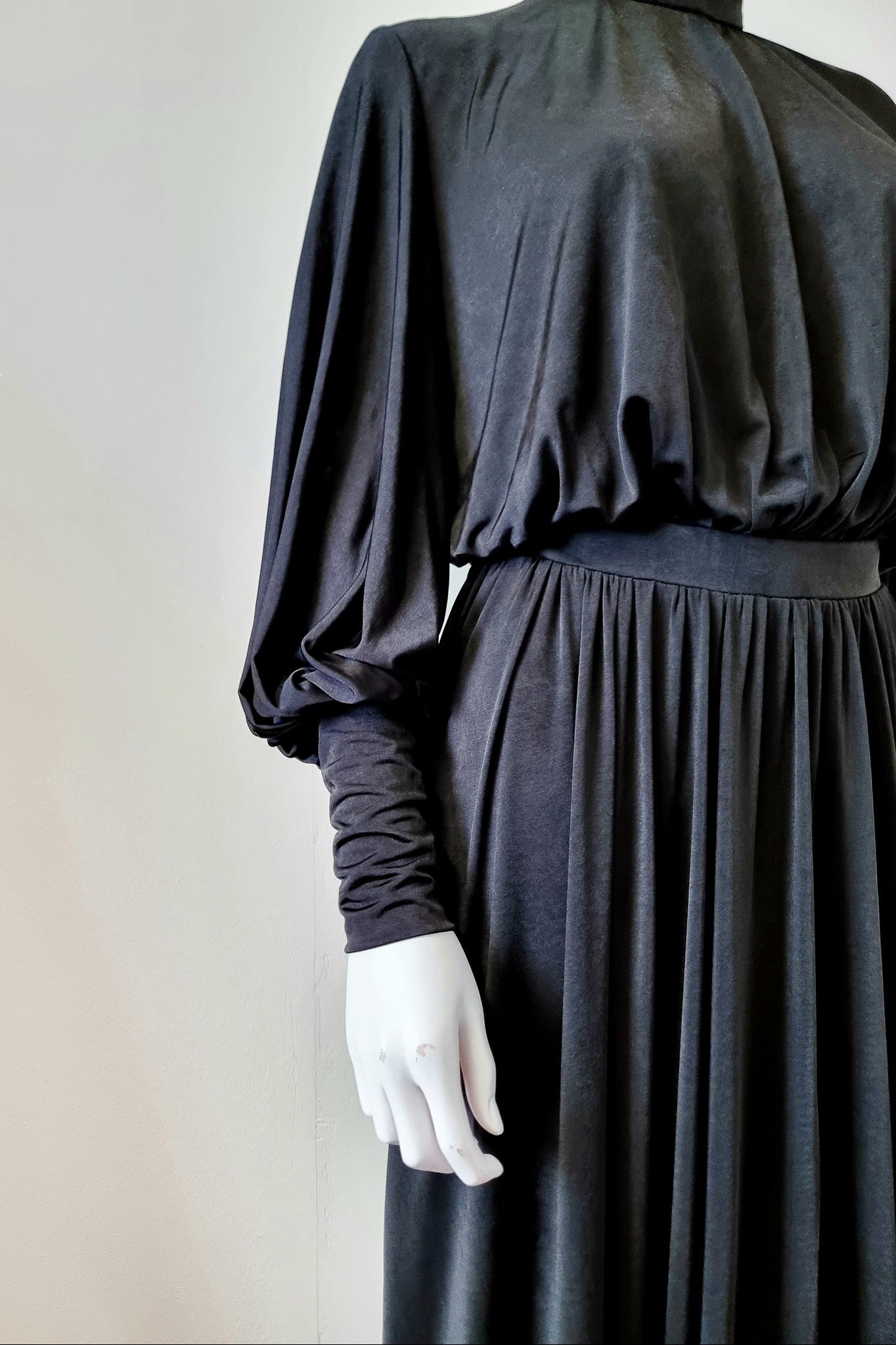 Margaux Gown - Black Low Sheen Jersey
