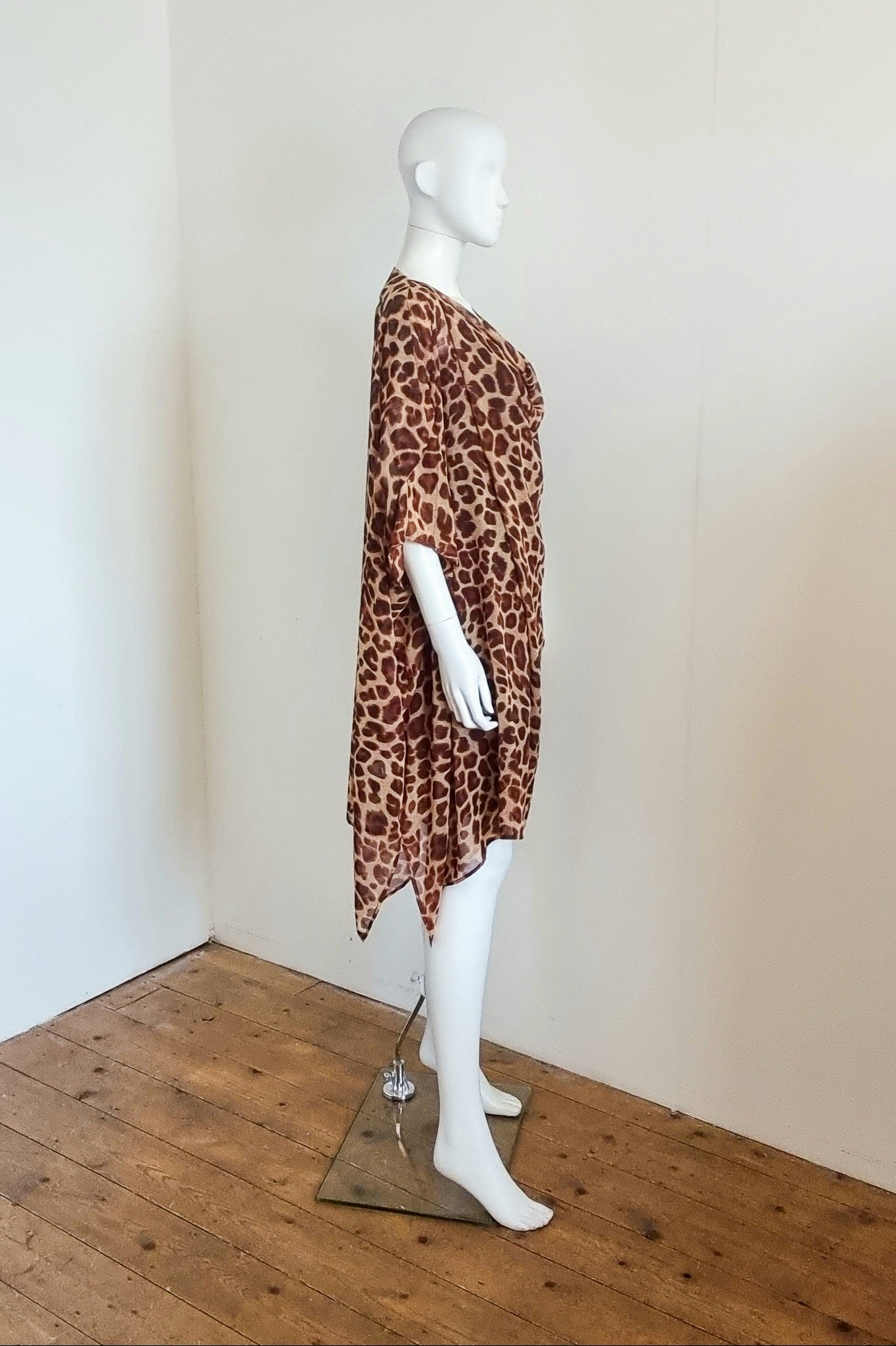 Multiway Mini Bea dress - Choc Leopard Print