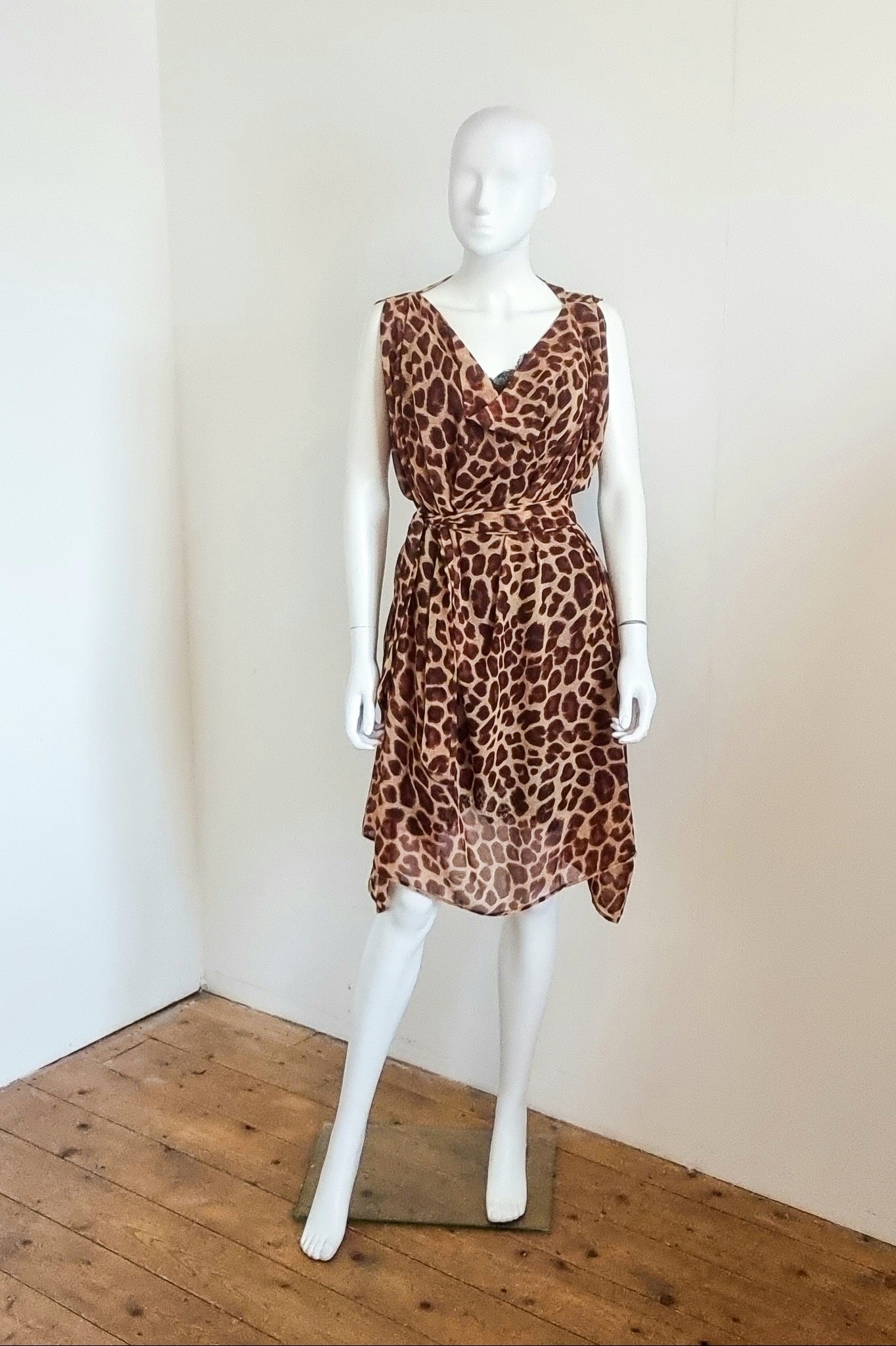 Multiway Mini Bea dress - Choc Leopard Print