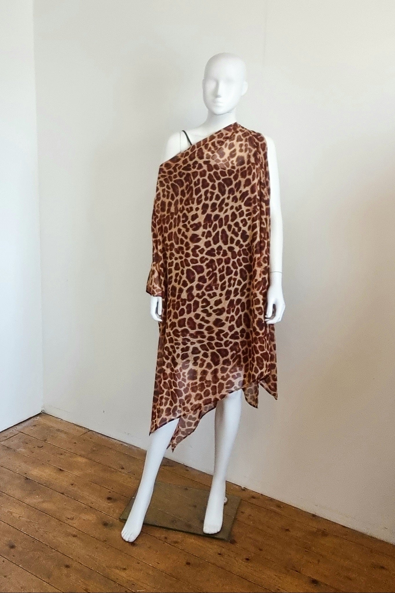 Multiway Mini Bea dress - Choc Leopard Print