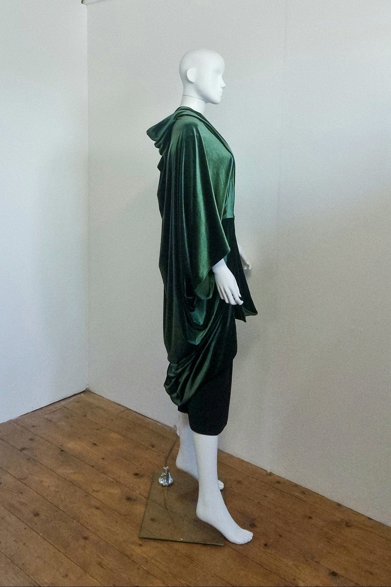 Ophelia Midi - Forest Green Velvet