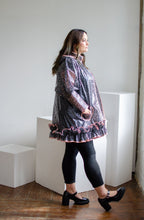 Load image into Gallery viewer, Kiki Ruffle Mac - Clear Heart &amp; Rose Gold Glitter
