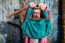 Load image into Gallery viewer, Ida Bag, Medium - Huddersfield Woven Wool In Sapphire
